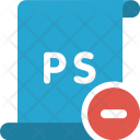 پیش‌نمایش فایل ps-adobe-file-photoshop-psd-minus-remove-delete از پک آیکون های کوچک: اسناد