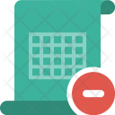 پیش‌نمایش فایل table-document-excel-speadsheet-xls-minus-remove از پک آیکون های کوچک: اسناد