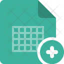 پیش‌نمایش فایل table-document-excel-speadsheet-xls-plus-new-add از پک آیکون های کوچک: اسناد
