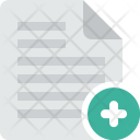 پیش‌نمایش فایل text-add-document-file-new-page-paper-plus-sheet-1 از پک آیکون های کوچک: اسناد