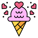 پیش‌نمایش فایل ice-cream-cone-3153711 از پک روز ولنتاین