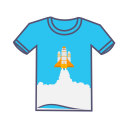 پیش‌نمایش فایل boost-marketing-rocket-launcher-design-tshirt از پک تقویت کسب وکار