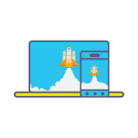 پیش‌نمایش فایل boost-marketing-rocket-launcher-device-1 از پک تقویت کسب وکار
