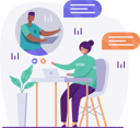 پیش‌نمایش فایل business-woman-doing-online-meeting-3390952 از پک جلسه کسب‌وکار