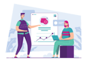 پیش‌نمایش فایل employees-looking-at-marketing-stats-3394525 از پک بازاریابی