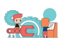 پیش‌نمایش فایل business-persons-working-on-startup-strategy-3394503 از پک کسب و کار