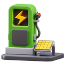 پیش‌نمایش فایل electric-car-charging-station-with-solar-panel-8341794 از پک خودروی برقی