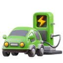 پیش‌نمایش فایل electric-car-on-charging-process-8341799 از پک خودروی برقی