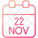پیش‌نمایش فایل 22-november-calendar-5479452 از پک زمان و تاریخ