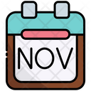 پیش‌نمایش فایل november-calendar-5479391 از پک زمان و تاریخ