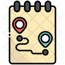 پیش‌نمایش فایل route-7761494 از پک کلیپ بوردها و دفترچه‌ها