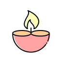 پیش‌نمایش فایل candle-firework-diwali-dipawali از پک عناصر دیوالی