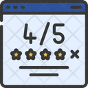 پیش‌نمایش فایل 4-star-review-5320707 از پک بازخورد مشتریان