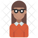 پیش‌نمایش فایل nerd-woman-5344798 از پک آواتارها