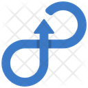 پیش‌نمایش فایل figure-eight-arrow-5345434 از پک فلش‌ها