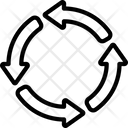پیش‌نمایش فایل four-circle-arrow-5345539 از پک فلش‌ها