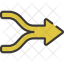 پیش‌نمایش فایل flexible-right-arrow-5345636 از پک فلش‌ها