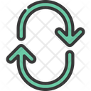 پیش‌نمایش فایل oval-refresh-arrow-5345654 از پک فلش‌ها
