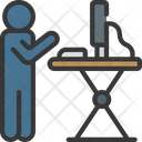 پیش‌نمایش فایل standing-work-5384529 از پک المان‌های اداری