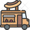 پیش‌نمایش فایل hotdog-van-5391123 از پک تحویل غذا