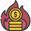 پیش‌نمایش فایل burning-money-5388383 از پک مدیریت پول