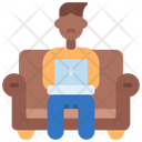 پیش‌نمایش فایل working-on-couch-5389700 از پک دفتر کار خانگی