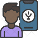 پیش‌نمایش فایل person-recording-5389242 از پک فناوری صوتی