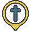 پیش‌نمایش فایل church-location-5431970 از پک پین‌های موقعیت مکانی