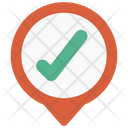 پیش‌نمایش فایل check-mark-5431769 از پک پین‌های موقعیت مکانی