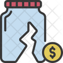 پیش‌نمایش فایل broken-dollar-jar-5393483 از پک ورشکستگی