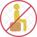 پیش‌نمایش فایل no-sitting-5408993 از پک نمادهای بسته‌بندی