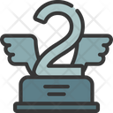 پیش‌نمایش فایل number-two-trophy-5426740 از پک جام‌ها و جوایز