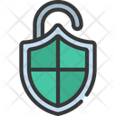 پیش‌نمایش فایل unlocked-shield-5426036 از پک امنیت اینترنت