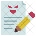 پیش‌نمایش فایل evil-writing-5436276 از پک فساد - فلت