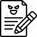 پیش‌نمایش فایل evil-writing-5436334 از پک فساد - خطی