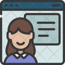 پیش‌نمایش فایل female-tutor-6296823 از پک آموزش آنلاین