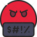 پیش‌نمایش فایل cursing-6315956 از پک ایموجی - نسخه 2