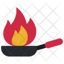 پیش‌نمایش فایل flaming-pan-6301976 از پک آشپزخانه و آشپزی