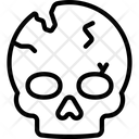پیش‌نمایش فایل cracked-skull-6314854 از پک باستان‌شناسی
