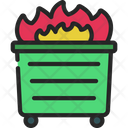 پیش‌نمایش فایل flaming-dumpster-6313156 از پک مدیریت پسماند