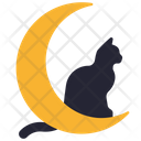 پیش‌نمایش فایل cat-on-moon-6505413 از پک هالووین