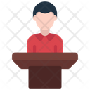 پیش‌نمایش فایل speaker-on-podium-6504742 از پک آموزش کسب و کار