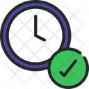 پیش‌نمایش فایل clock-check-6505144 از پک تأیید