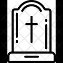 پیش‌نمایش فایل gravestone-129 از پک هالووین – سبک خطی