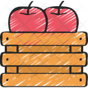 پیش‌نمایش فایل apple-crate-2 از پک شکرگزاری - اسکیسی