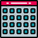 پیش‌نمایش فایل calendar-3176 از پک لوازم ضروری - توپر روشن
