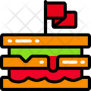 پیش‌نمایش فایل club-sandwich-6 از پک فست‌فود - توپر روشن