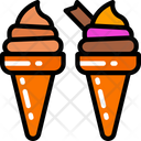 پیش‌نمایش فایل ice-cream-cones-3 از پک فست‌فود - توپر روشن