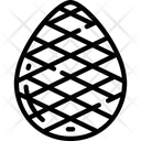 پیش‌نمایش فایل pine-cone از پک زمستانی - خطی