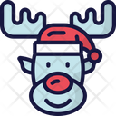 پیش‌نمایش فایل reindeer-304 از پک کریسمس - آبی و قرمز